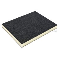 Губка шліфувальна VOREL : Р80, 124х 98х 12 мм 2-стороння(DW)