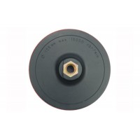 Круг-насадка шліфувальна VOREL з липучкою : Ø=125мм + гайка М14 [30/120]