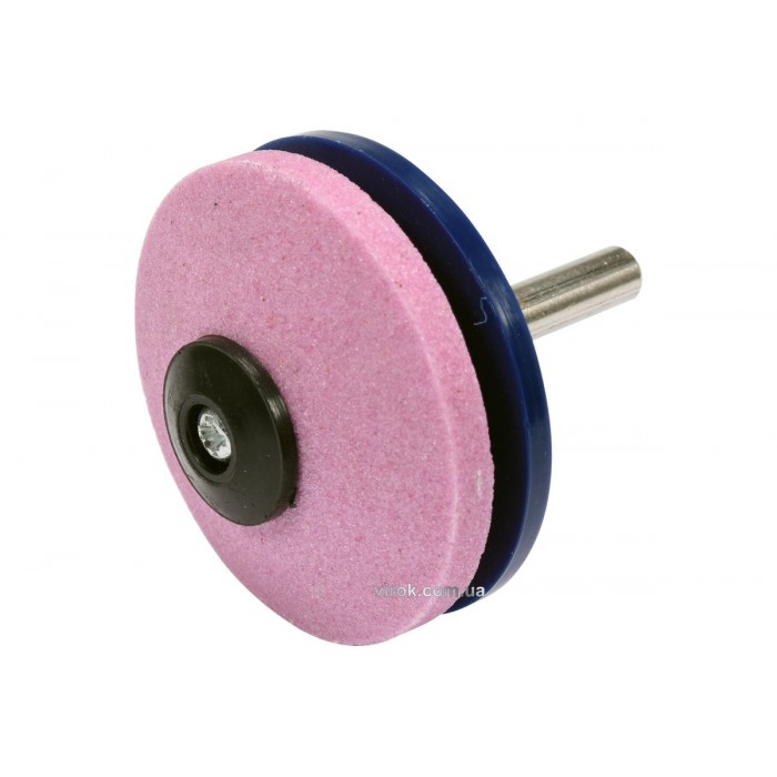 Точильний пристрій дисковий Ø= 50 мм для ножів, ножиць VOREL з шпінделем Ø= 6 мм [80/240]