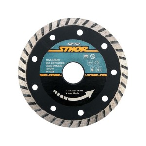 Диск відрізний алмазний TURBO STHOR : Ø= 115 мм, t-2,0 х h- 7 мм по кам, бетоні, кераміці [20]