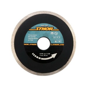 Диск відрізний алмазний суцільний STHOR : Ø= 115 мм, t-1,9 х h- 5 мм по кам, бетоні, кераміці [20]
