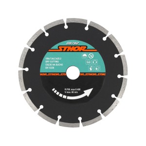 Диск відрізний алмазний сегментний STHOR : Ø= 180 мм, t-2.3 х h- 7 мм по кам, бетоні, кераміці(DW)