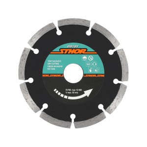 Диск відрізний алмазний сегментний STHOR : Ø= 125 мм, t-2.0 х h- 7 мм по кам, бетоні, кераміці [20]
