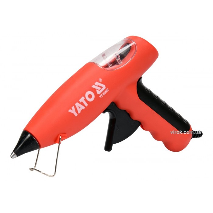 Пістолет клейовий мережевий YATO Ø=11 мм, P=20 (80) Вт. для стержнів [12/48]