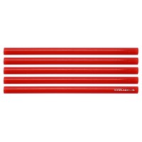 Стержні клейові YATO Ø=11,2 х 200 мм,  червоні .уп. 5 шт. [40/120]