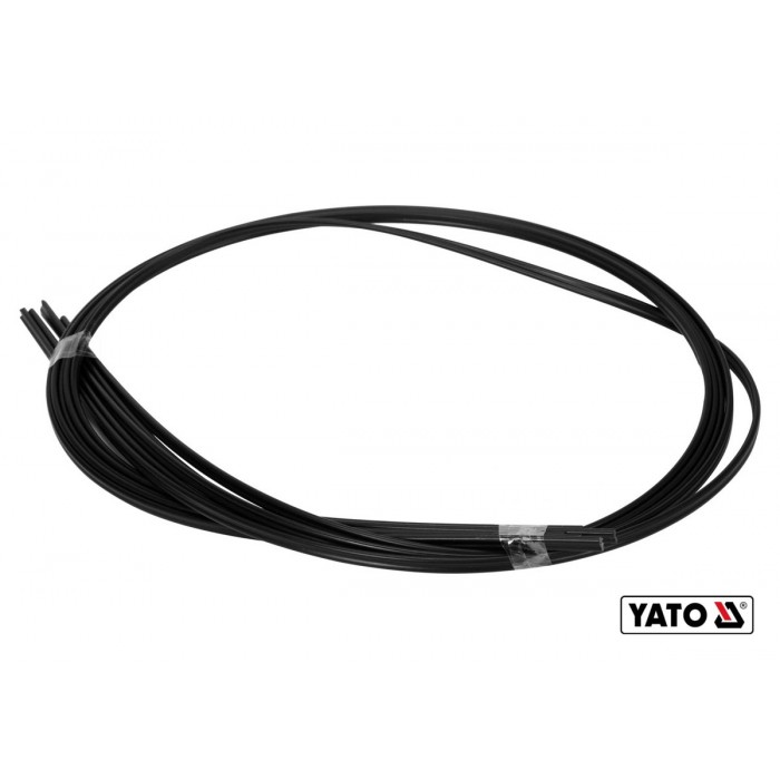 Стержні поліпропіленові для зварювання/пайки пластику YATO: 2.5x5 мм, L=1 м, при t= 300°C, 5 шт [30]