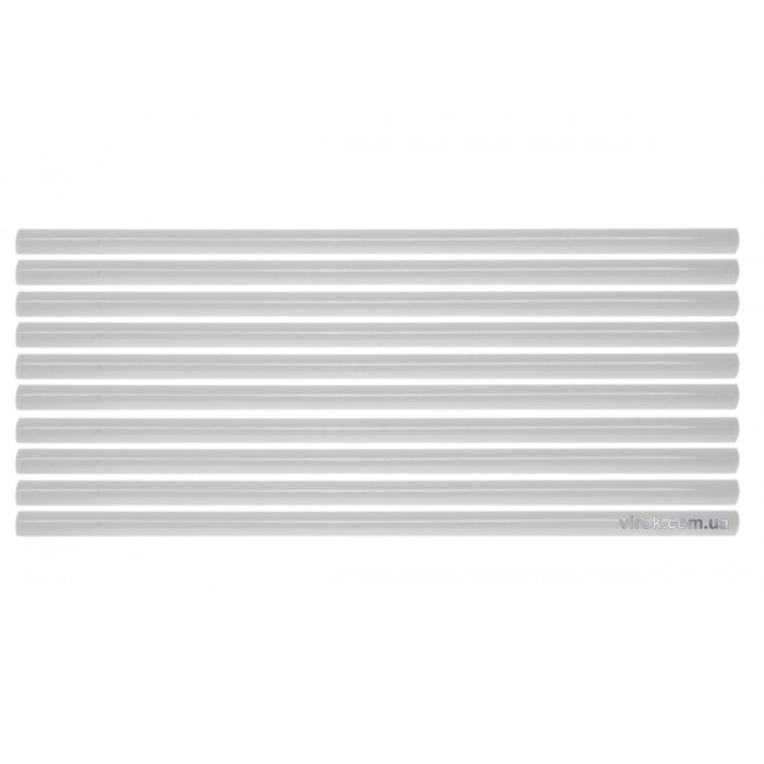 Стержні клейові YATO Ø=7,2 х 200 мм,  прозорі. уп. 10 шт. [30/120]