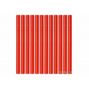 Стержні клейові YATO Ø=7,2 x 100 мм, червоні : уп. 12 шт. [50]