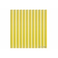 Стержні клейові YATO жовті : Ø=7,2 мм, L=100 мм, уп. 12 шт. [50]