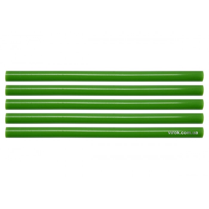 Стержні клейові YATO Ø=11,2 х 200 мм,  зелені .уп. 5 шт. [40/120]