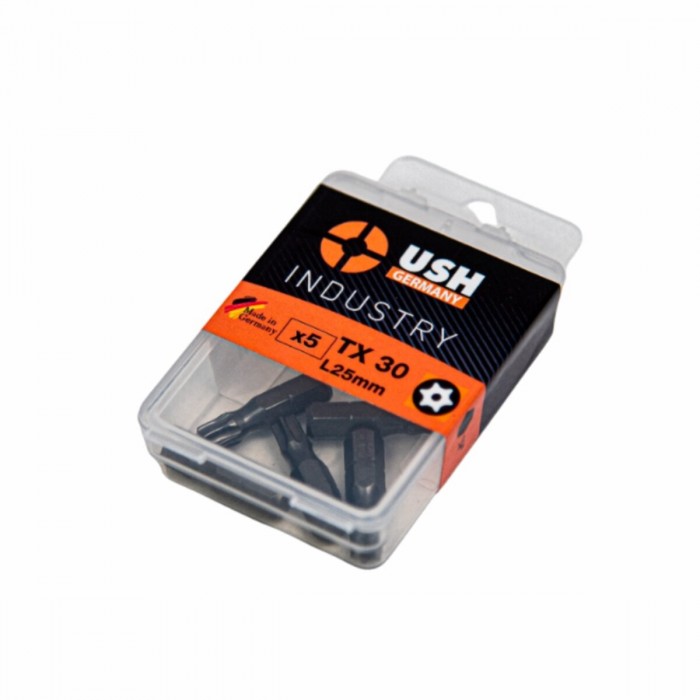 Насадка викруткова USH Industry: TT30 x 25 мм, Уп. 5 шт.