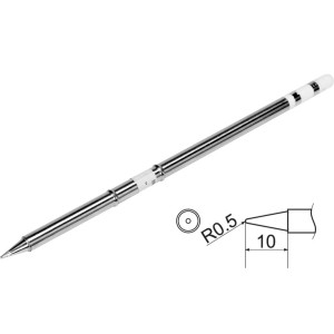 Наконечник для точкової пайки з вклад грілкою YATO заг. l= 150 мм, наконеч 10х 0,5 мм тип T12-B2