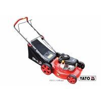 Газонокосарка бензинова YATO 2.2 кВт, 141см³,шир/вис покосу 460/25-75 мм,2800 об/хв