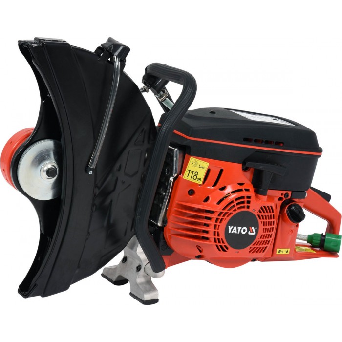 Бензоріз YATO: 4 кВт, 4700 об/хв, диск Ø=400х25.4 мм, глибина різу- 145 мм [1]