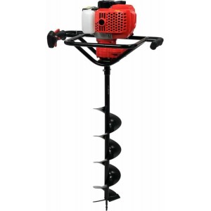 Бензобур YATO; 1,4 кВт, зі шнеком Ø≤ 200 мм, 320 об/хв, 3 шнека і подовжувач [1/6]