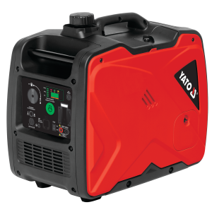Генератор струму бензиновий інверторний YATO: P= 3 кВт, U= 230 В (AC) і 12 В 8,3А (DC), бак- 5.5 л