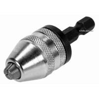 Патрон для дриля YATO : HEX-1/4", Ø=0.5-3 мм, L= 50 мм, металевий [50/150]