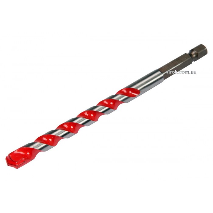 Свердло універсальне YATO: YG6X, Ø= 8 мм, l= 100/45 мм, HEX-1/4" [50/200]