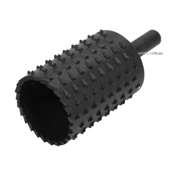 Фреза циліндрична по дереву YATO, для дрилі, Ø= 25 мм, з шпінделем Ø= 6 мм [10/120]