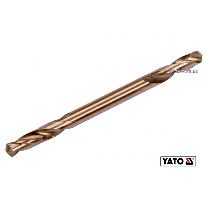 Свердло по металу 2-стороннє, шліфоване YATO : HSS 6542, Ø= 3 мм, l= 46/9.5 мм(DW)