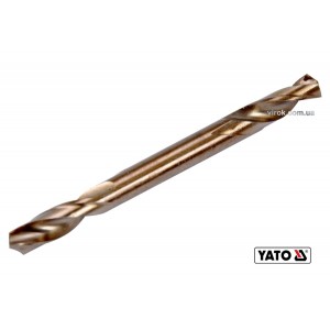 Свердло по металу 2-стороннє, шліфоване YATO : HSS 6542, Ø= 5 мм, l= 62/16 мм(DW)