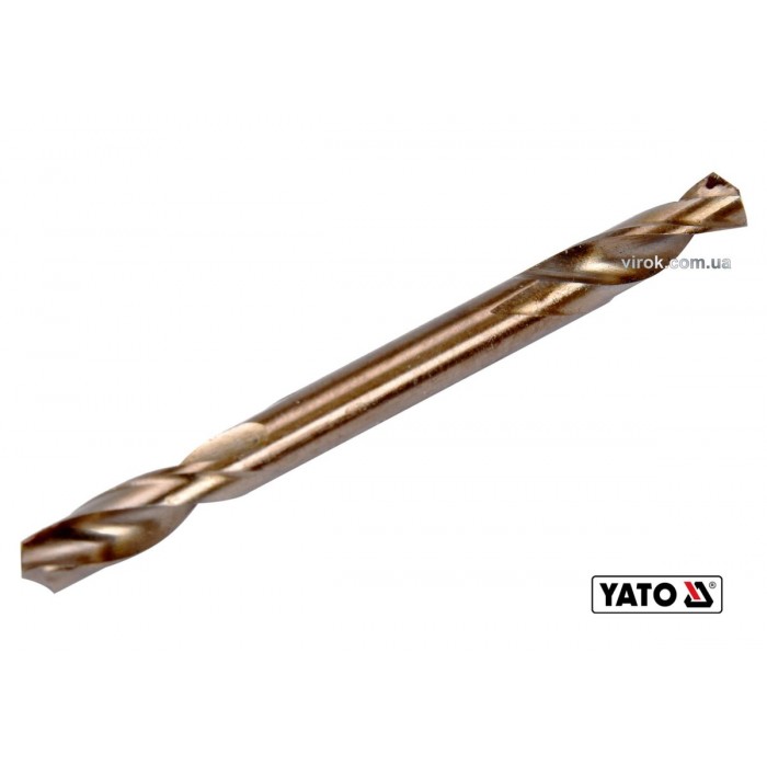 Свердло по металу 2-стороннє, шліфоване YATO : HSS 6542, Ø= 5 мм, l= 62/16 мм(DW)