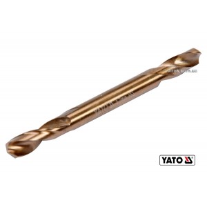 Свердло по металу 2-стороннє, шліфоване YATO : HSS 6542, Ø= 5.2 мм, l= 62/16 мм(DW)