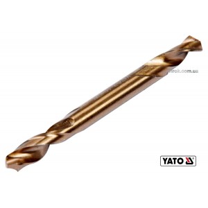 Свердло по металу 2-стороннє, шліфоване YATO : HSS 6542, Ø= 5.5 мм, l= 66/16 мм(DW)