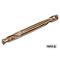 Свердло по металу 2-стороннє, шліфоване YATO : HSS 6542, Ø= 6 мм, l= 66/16 мм(DW)