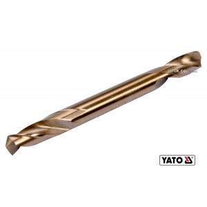 Свердло по металу 2-стороннє, шліфоване YATO : HSS 6542, Ø= 6 мм, l= 66/16 мм(DW)