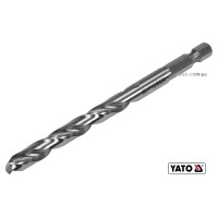 Свердло по металу YATO: HSS6542, Ø=7.5мм, HEX-1/4",l=109/69мм,для нержав.,конструкт.,легов.сталі(DW)