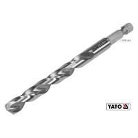 Свердло по металу YATO: HSS6542, Ø=8.5мм, HEX-1/4",l=117/75мм,для нержав.,конструкт.,легов.сталі(DW)