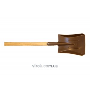 Лопата совкова VIROK "ЄВРО" з держаком