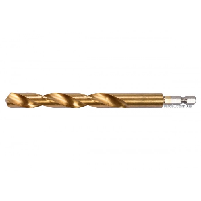 Свердло по металу титанове YATO : HSS-ТІN, Ø= 12 мм, l= 151 мм, 6-гран. HEX-1/4" [50/200]