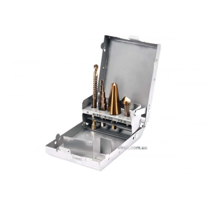 Свердла універсальні YATO з 6-гранним HEX хвостовиком, 4 елем. [12/24]