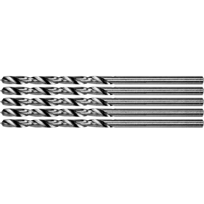 Свердло по металу PREMIUM YATO: HSS 4241, до нержав. і високолегов сталі,литва Ø=2.4х60мм, 5 шт[100]