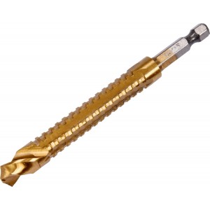 Свердло фрезерувальне по металу YATO : HSS-TIN, Ø= 11 мм, l= 110 мм, HEX - 1/4" [50/200]