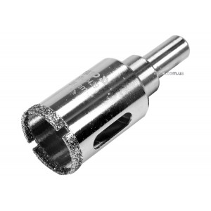 Свердло по гресу і кераміці YATO, Ø= 25 мм, при сухому і мокрому режимах [25/100]