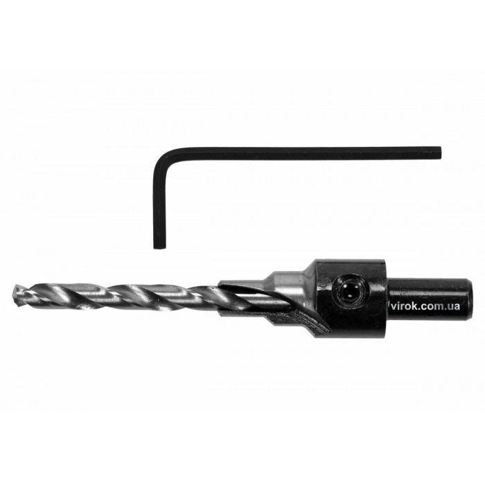 Свердло конфірматне по дереву YATO Ø= 5/7 мм, хвостовик Ø= 8 мм, з 6-гран. ключем [25]