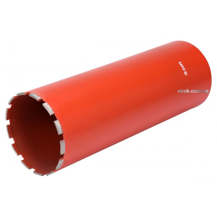 Свердло корончате по каменю, бетону YATO: Ø152 мм, l=430 мм, з алмазн. пругами, хвостовик- М32 [2]