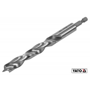 Свердло по дереву YATO : Ø14 x 100/60 мм, хвостовик- HEX 1/4", HSS 4241(DW)