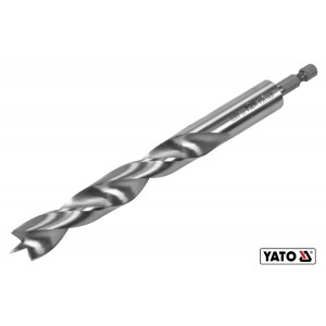 Свердло по дереву YATO : Ø16 x 100/60 мм, хвостовик- HEX 1/4", HSS 4241(DW)