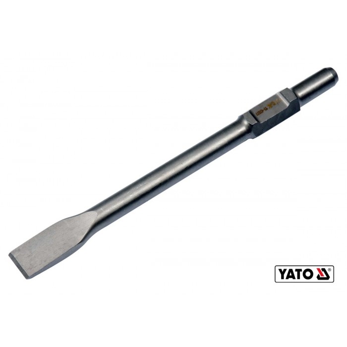 Долото плоске YATO : HEX, L= 410 мм, w= 35 мм [5/10/400]
