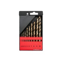 Свердла по металу кобальтові YATO : Co-HSS, Ø= 1-10 мм (Набір/ 10 Шт.) [20/40]