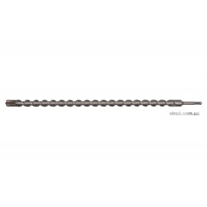 Свердло по залізобетону YATO : SDS+ Premium, "Х"-тип, Ø= 25 х 600 мм, 4 різальні пруги [5/20]