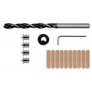 Засоби для кілкових сполучень YATO з діаметром 6 мм, набір, 17 шт. [4/100]