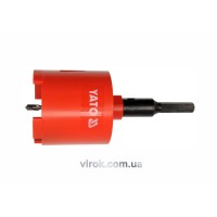 Свердло-коронка алмазне YATO : Ø= 68 мм, з напрямним свердлом, шестигранний хвостовик [24]