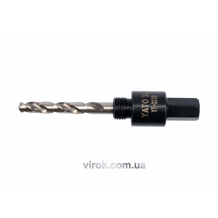 Тримач зі свердлом YATO : HEX, Ø= 1/2", для кільцевих пил Ø=19-29 мм [25/100]