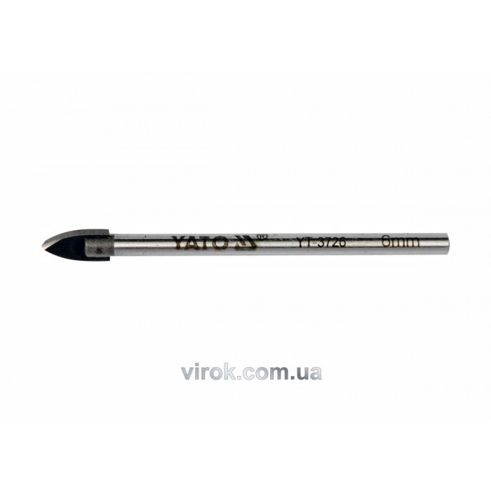 Свердло по кераміці та склу YATO : Ø= 10 мм [50/200]