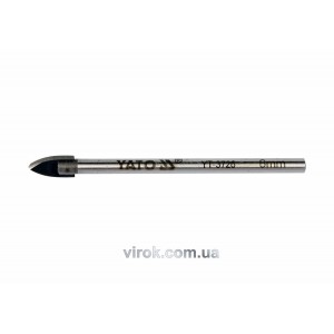 Свердло по кераміці та склу YATO : Ø= 8 мм [100/400]